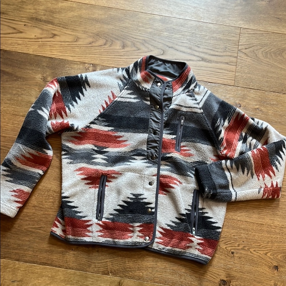 Thread & Supply Multicolor Fleece Jacket